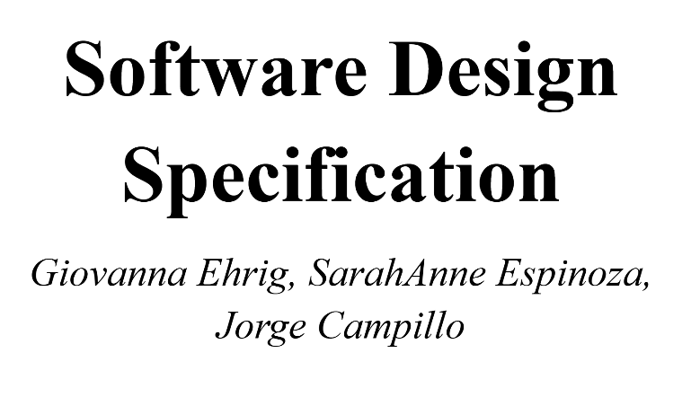official document title page